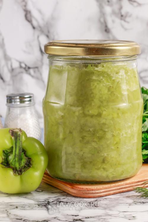 Борщ из недозрелых болгарских перцев