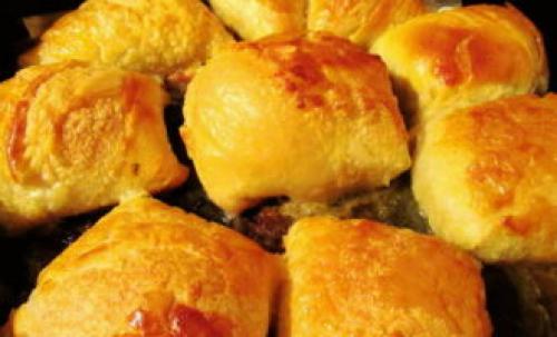 Слоёная самса с мясом. Самса из слоеного теста – 10 пошаговых рецептов в духовке