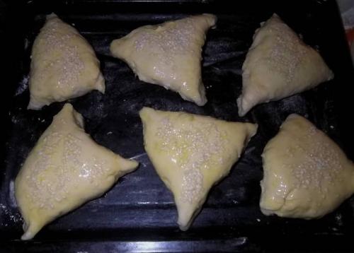 Слоёная самса с мясом. Самса из слоеного теста – 10 пошаговых рецептов в духовке