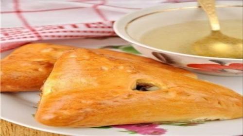 Песочное тесто для самсы с курицей. Татарская самса Эчпочмак