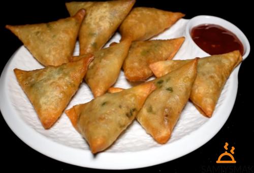 Самса с курицей из слоеного теста - пошаговый рецепт. Классическая самса  с курицей (оригинальный рецепт теста)