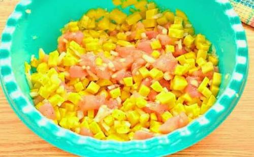 Самса с курицей и картошкой рецепт. Самса с курицей и картошкой в духовке