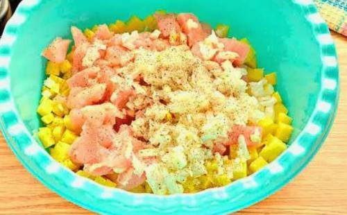 Самса с курицей и картошкой рецепт. Самса с курицей и картошкой в духовке