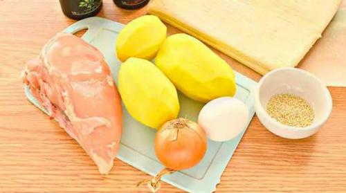 Самса с курицей и картошкой рецепт. Самса с курицей и картошкой в духовке