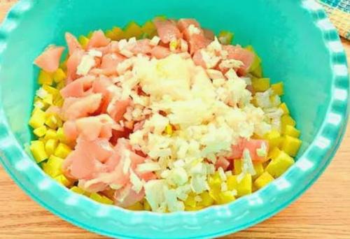 Самса с курицей и картошкой рецепт. Самса с курицей и картошкой в духовке