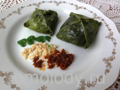 Самса с грибами и сыром. Самса с грибами