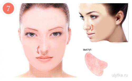 Массажные линии лица гуаша. Массаж Гуаша для лица — техника проведения самостоятельно