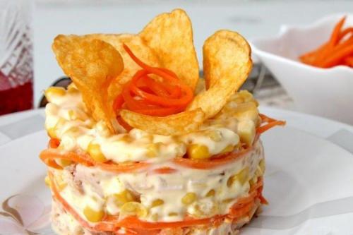 Как сочетаются такие чипсы с другими продуктами. 20 салатов с чипсами, которые разнообразят ваше меню