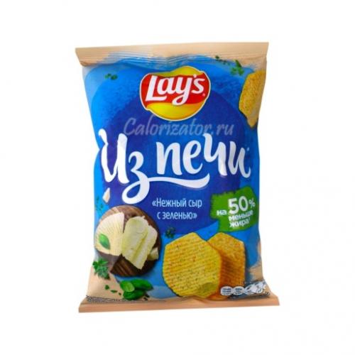 Насколько чипсы Lays из печи соответствуют требованиям здорового питания. Чипсы Lays Из печи Нежный сыр с зеленью
