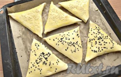 Домашняя самса из слоеного теста с мясом своими руками 17