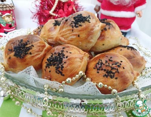 Турецкая самса с курицей и сыром. Турецкая самса Птицы счастья