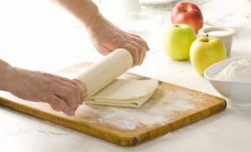 Самса из готового слоеного теста. С фаршем