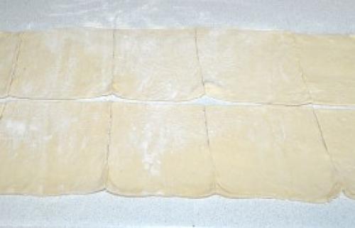 Самса из слоеного теста в домашних условиях. Рецепт «Слоёная самса»: 13