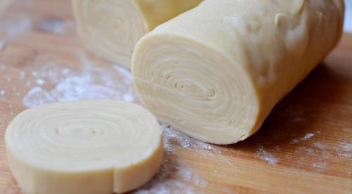 Самса из готового слоёного теста с курицей в духовке. Пошаговый рецепт 09