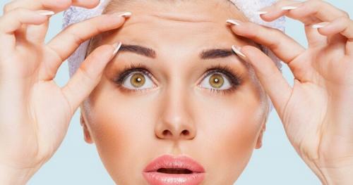 Как убрать мимические морщины на лбу и глазах.. Как образуются складки на коже 07