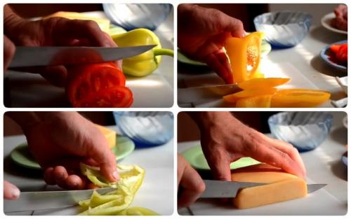 Свинина с овощами в духовке и сметаной. Свинина с овощами запеченная в фольге