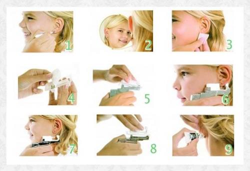 Чем прокалывают уши кроме пистолета. Как проколоть уши. Способы прокалывания ушей