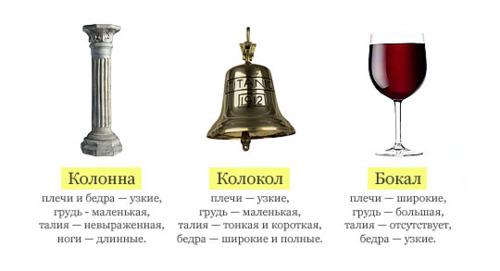 Тип фигуры ваза. Типы фигур в реальной жизни