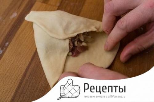 Рецепт самса из слоёного теста. Слоёная самса 13 Рецепт самса из слоёного теста. Слоёная самса 13