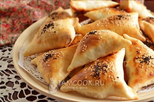 Рецепт самса с говядиной. Самса с говядиной и луком 09 Рецепт самса с говядиной. Самса с говядиной и луком 09