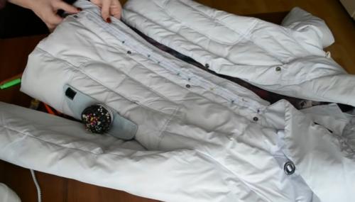 Если куртка на размер больше. Увеличить куртку легко и быстро. Справится даже новичок