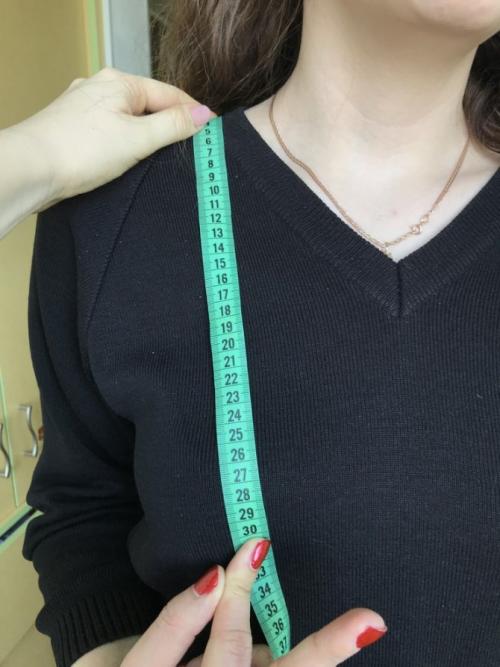 Как определить размер изделия. Измерения для конструирования плечевой модели