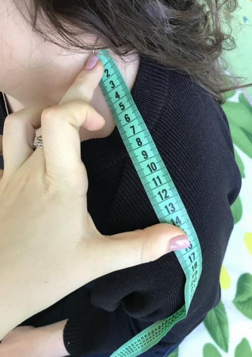 Как определить размер изделия. Измерения для конструирования плечевой модели