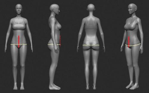Как правильно снять мерки и определить свой размер. Мерки обхватов 08