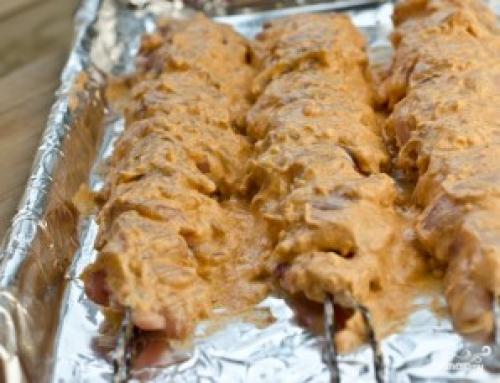 Куриный шашлык из грудки. Сочный шашлык из куриной грудки