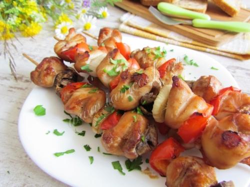 Шашлык из куриной грудки в духовке: простой и вкусный рецепт 23 Шашлык из куриной грудки в духовке: простой и вкусный рецепт 23
