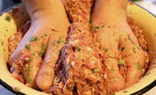 Люля-кебаб свинина курица в духовке. Куриный люля кебаб в духовке